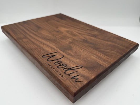 Engraved Walnut Cutting Board